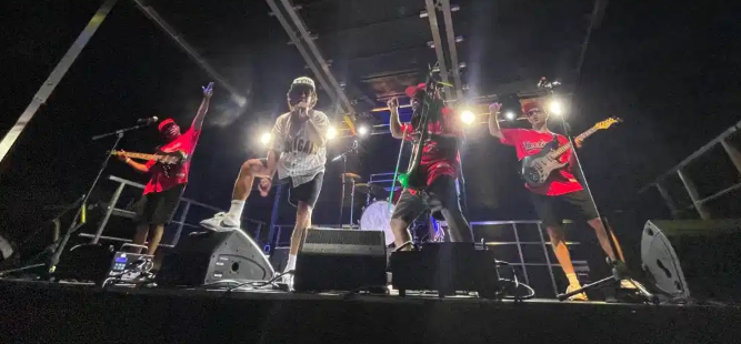 Los Angeles Bruno Mars tribute performing onstage at an event | Altus Entertainment