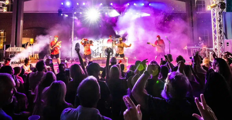 Bruno Mars cover band performing onstage at an event | Altus Entertainment
